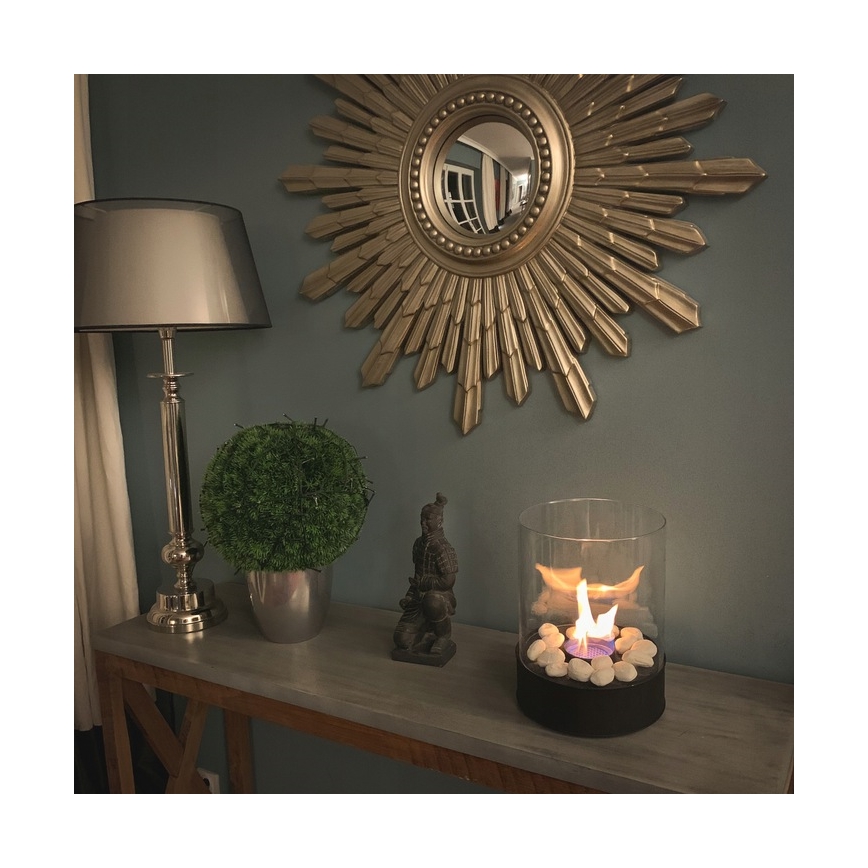 Planika - BIO kamin 32,1x25,1 cm 2,5kW crna