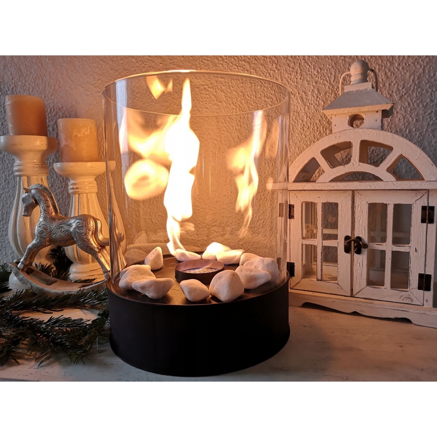 Planika - BIO kamin 32,1x25,1 cm 2,5kW crna