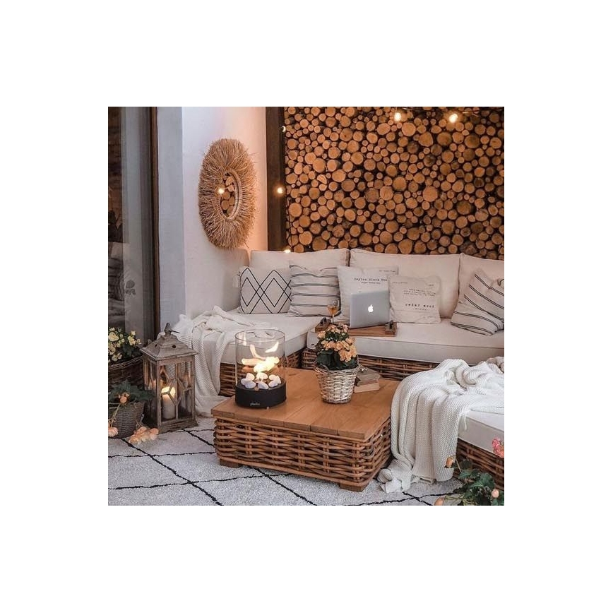 Planika - BIO kamin 36,3x25,1 cm 2,5kW crna