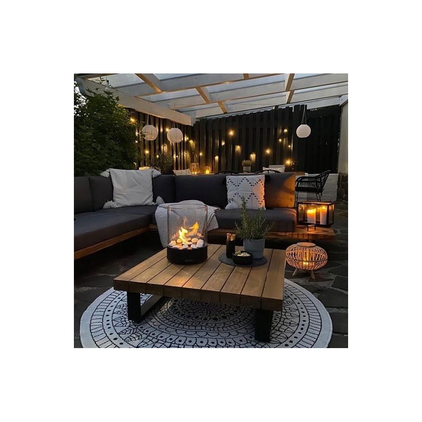 Planika - BIO kamin 36,3x25,1 cm 2,5kW crna