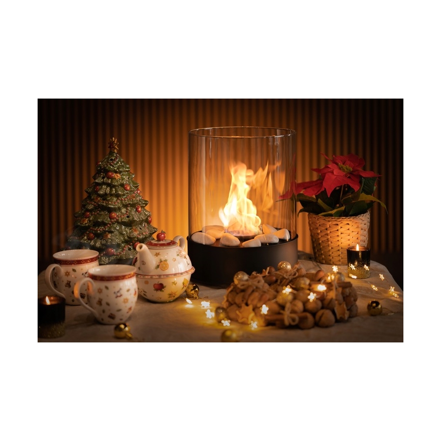 Planika - BIO kamin 36,3x25,1 cm 2,5kW crna