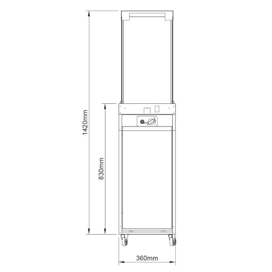 Planika - Spoljni gasni kamin 142x36 cm 8kW 1xAAA beo + zaštitni pokrivač