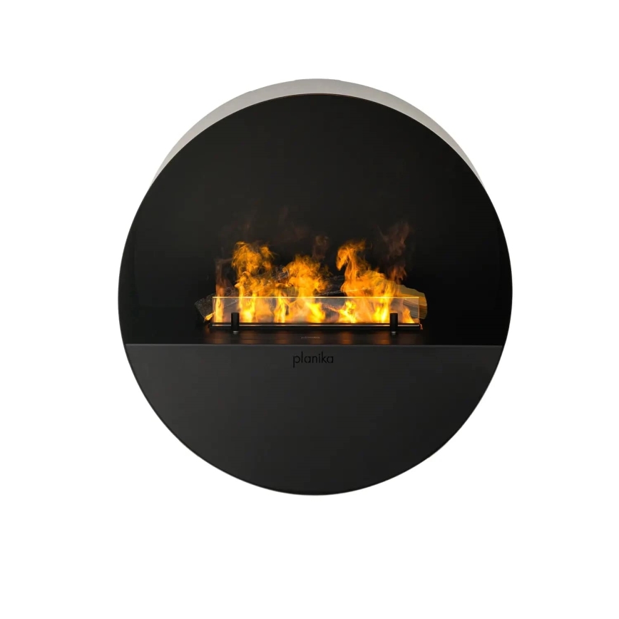 Planika - kamin na vodenu paru sa daljinskim upravljačem, 72,9 x 65,3 cm, 125 W/230 V, crna
