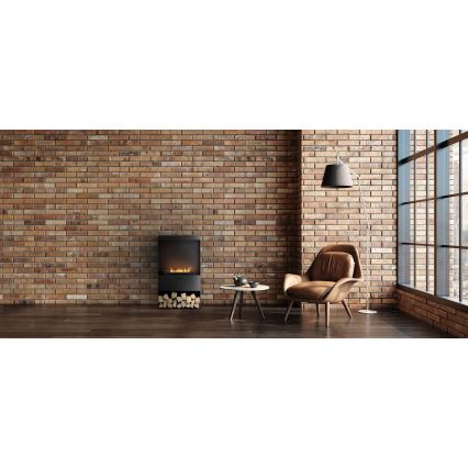 Planika - BIO biokamin sa daljinskim upravljačem 83,5x48 cm 2,5kW/230V crni