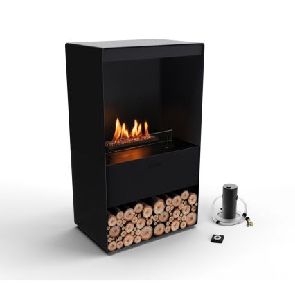 Planika - BIO biokamin sa daljinskim upravljačem 83,5x48 cm 2,5kW/230V crni
