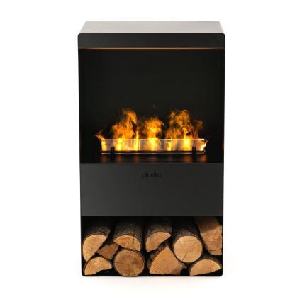 Planika - Parni kamin sa daljinskim upravljačem 83x48 cm 125W/230V crna