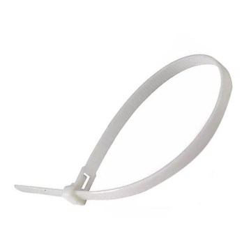 Plastične vezice 2,5x100 mm, 100 kom, bele