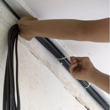 Plastične vezice 2,5x100 mm, 100 kom, bele