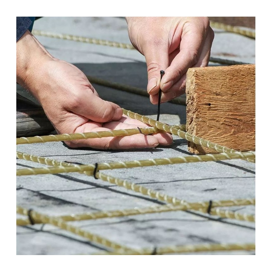 Plastične vezice 2,5x150mm, 100 kom, crne