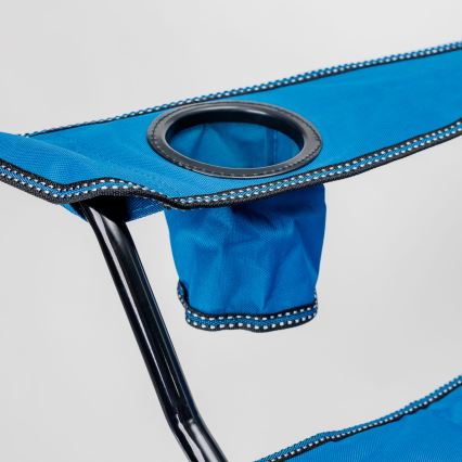 Plava sklopiva kamperska stolica