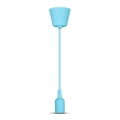 Plavi luster na sajli 1xE27/60W/230V