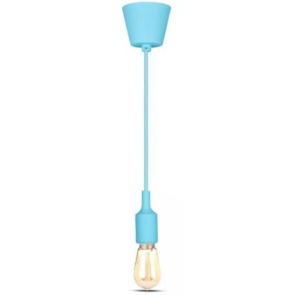 Plavi luster na sajli 1xE27/60W/230V