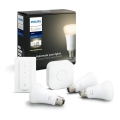 Početni komplet Philips Hue STARTER KIT WHITE 3xE27/9W 2700K + Hue Bridge i prigušiva