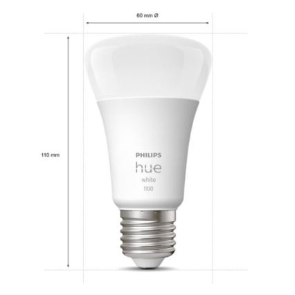 Početni paket Philips Hue WHITE 3xE27/9,5W 2700K + Hue bridge i prigušiva