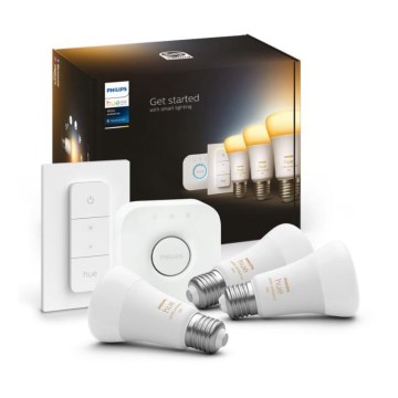 Početni set Philips Hue White Ambiance 3xE27/11W 2200-6500K + uređaj za povezivanje i daljinsko upravljanje