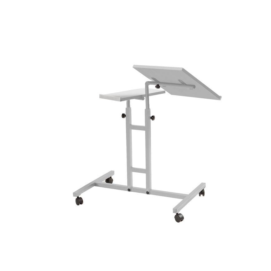 Podesiv sto GLEN 87x67 cm, beo