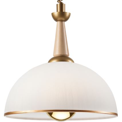Podesivi luster CHIARA 1xE27/60W/230V bež/bukva