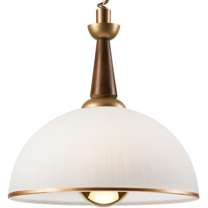Podesivi luster CHIARA 1xE27/60W/230V braon/bukva