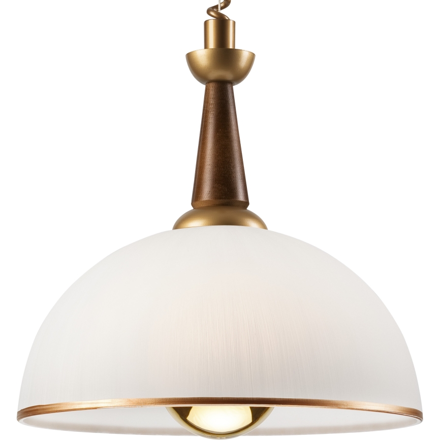 Podesivi luster CHIARA 1xE27/60W/230V braon/bukva