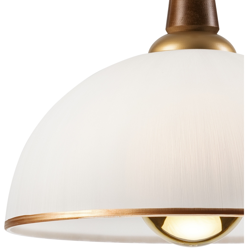 Podesivi luster CHIARA 1xE27/60W/230V braon/bukva