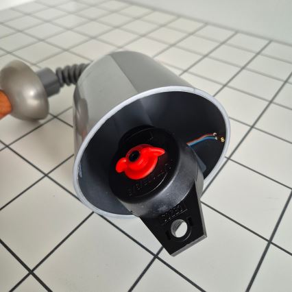 Spuštajući luster CHIARA 1xE27/60W/230V srebrna/bež/buk