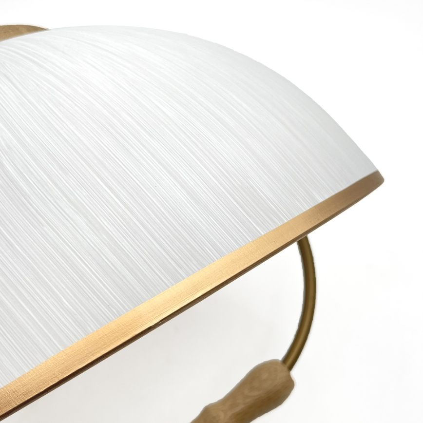 Podesivi luster RAMONA 1xE27/60W/230V braon/bela/hrast