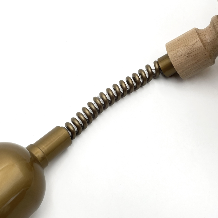 Podesivi luster RAMONA 1xE27/60W/230V braon/bela/hrast