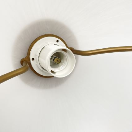 Podesivi luster RAMONA 1xE27/60W/230V braon/bela/hrast