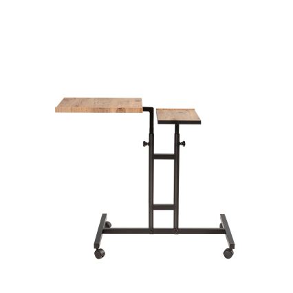 Podesivi sto GLEN 87x67 cm braon/crna