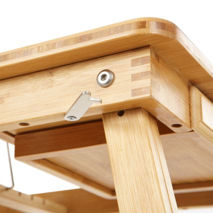 Podesivi stolić za laptop za krevet LAT, braon