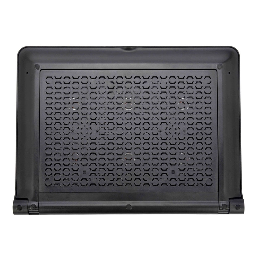 Podloga za hlađenje za laptop, 6 ventilatora, 2x USB, crna