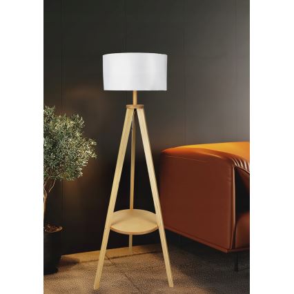 Podna lampa 1xE27/40W/230V bela