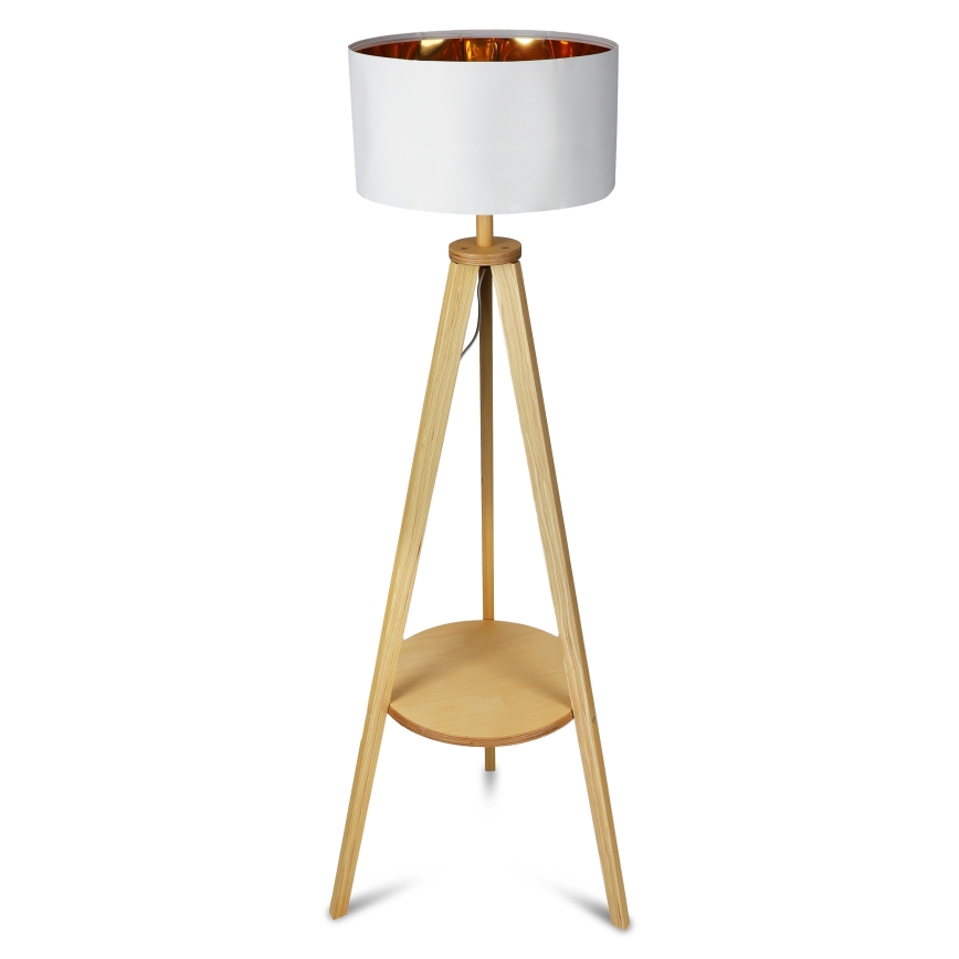 Podna lampa 1xE27/40W/230V bela