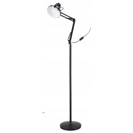 Podna lampa 1xE27/40W/230V crna