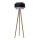 Podna lampa 1xE27/60W/230V hrast/siva