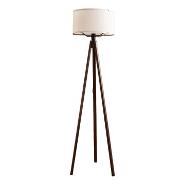 Podna lampa AYD 1xE27/40W/230V braon/bela