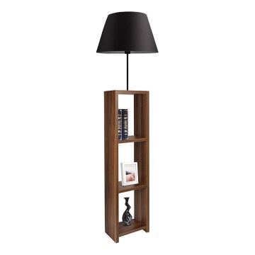 Podna lampa AYD 1xE27/40W/230V braon/crna