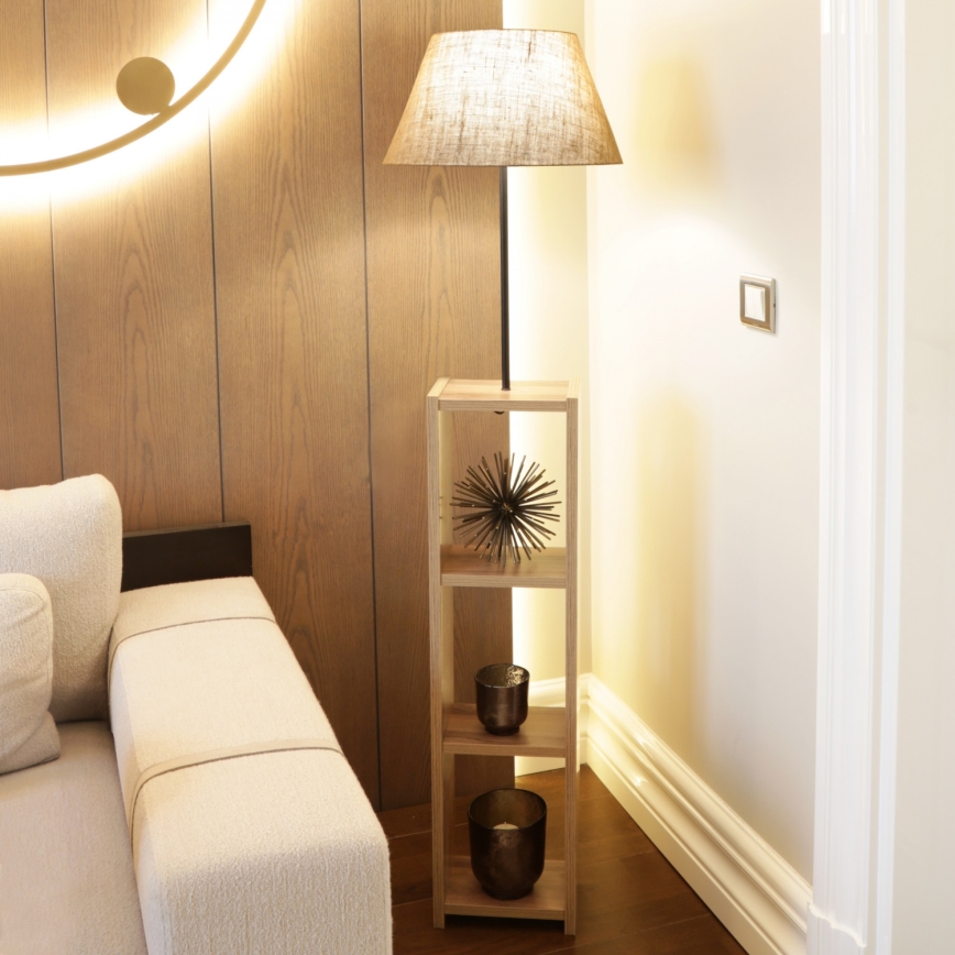 Podna lampa AYD 1xE27/40W/230V braon