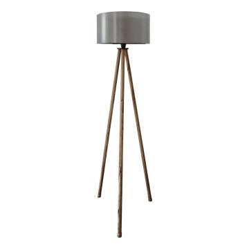 Podna lampa AYD 1xE27/40W/230V braon/siva