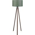 Podna lampa AYD 1xE27/40W/230V braon/zelena