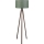 Podna lampa AYD 1xE27/40W/230V braon/zelena