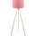 Podna lampa AYD 1xE27/40W/230V ružičasta/bež