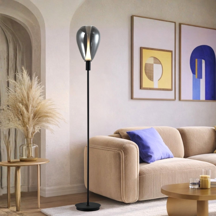 Podna lampa DENSO 1xG9/5W/230V crni hrom