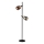 Podna lampa DENSO 2xG9/5W/230V crni hrom/bakarna