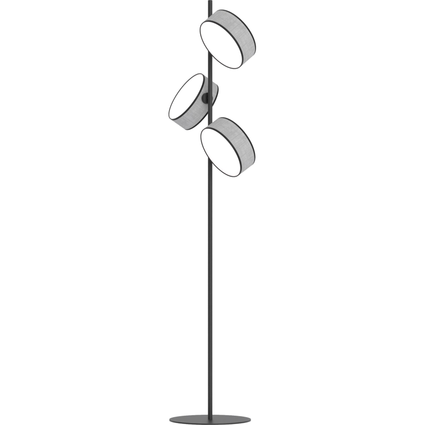 Podna lampa DRUMZ 3xE14/10W/230V siva