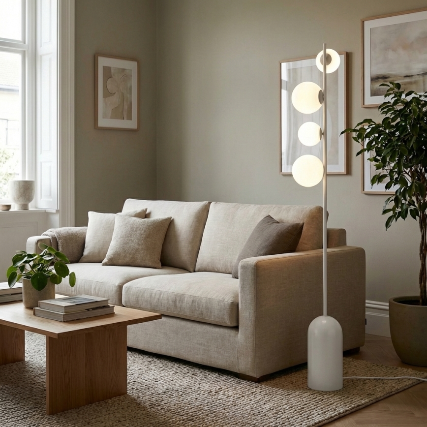 Podna lampa ETNO 4xG9/8W/230V bela