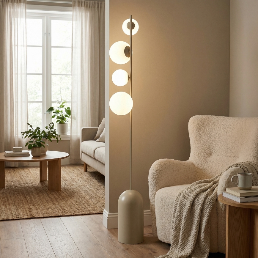 Podna lampa ETNO 4xG9/8W/230V bež