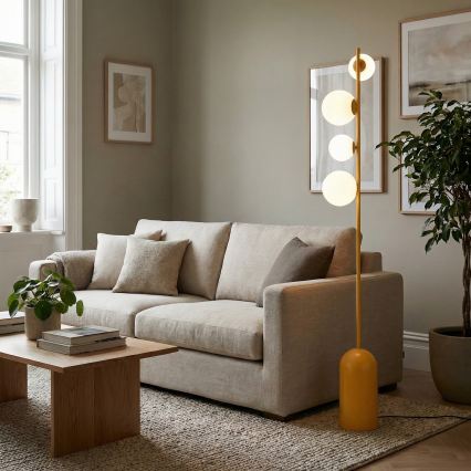 Podna lampa ETNO 4xG9/8W/230V narandžasta