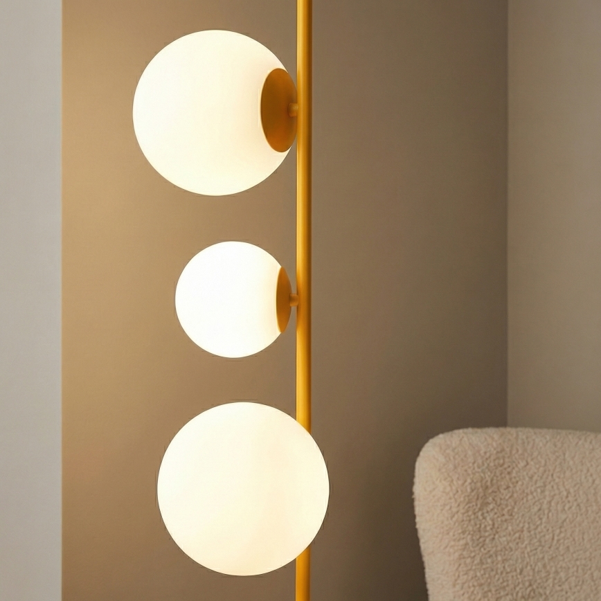 Podna lampa ETNO 4xG9/8W/230V narandžasta