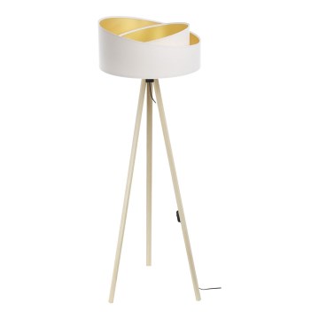 Podna lampa GALAXY 1xE27/60W/230V bela/bež